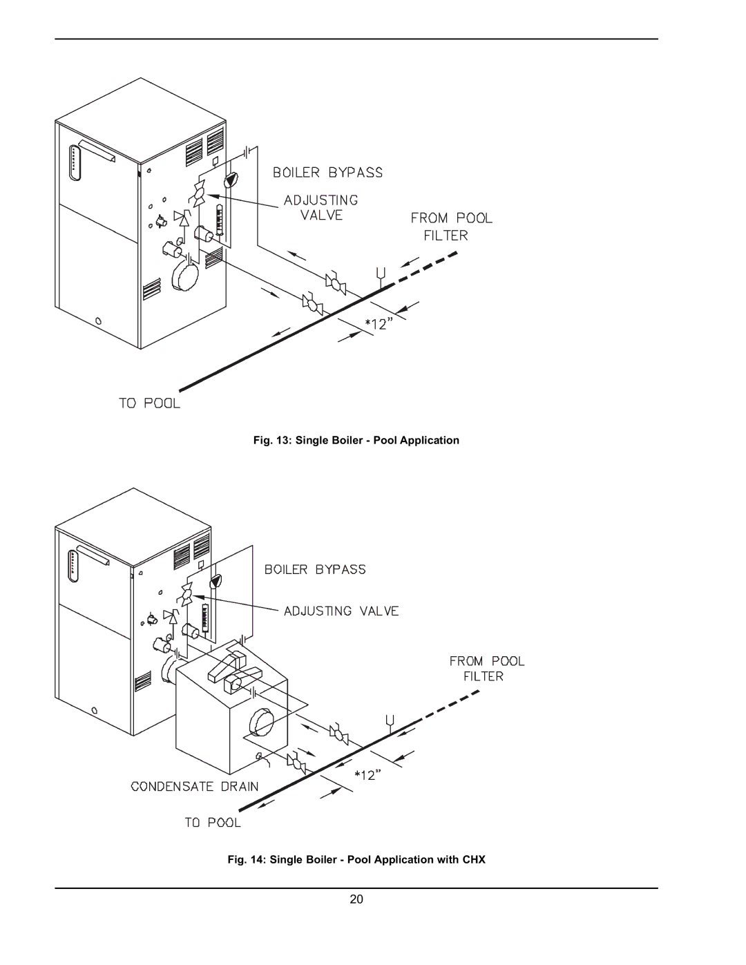 Raypak 751 manual Single Boiler Pool Application 