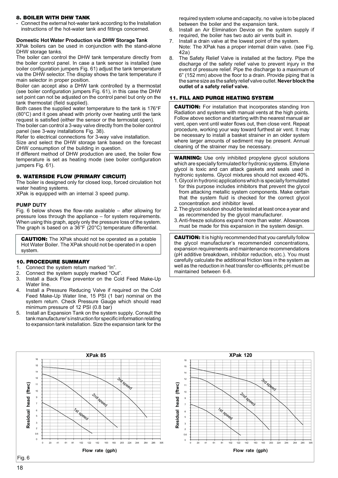 Raypak 85, 120 manual Boiler with DHW Tank, Waterside Flow Primary Circuit, Pump Duty, Procedure Summary 