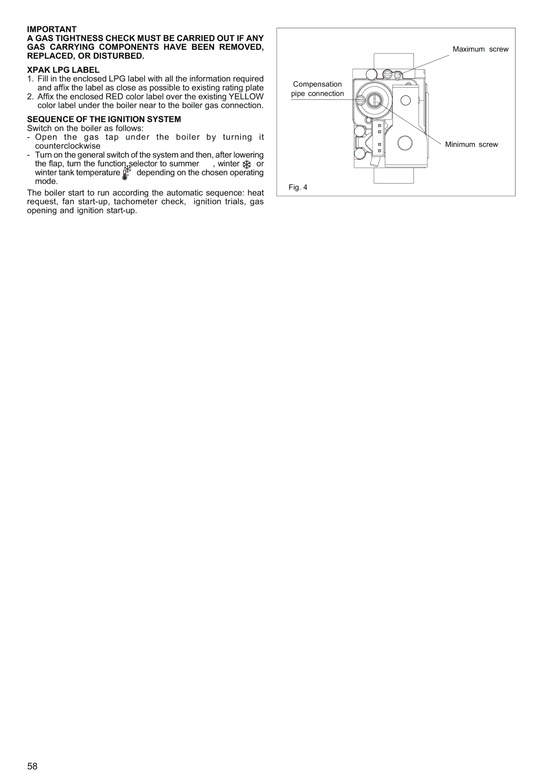 Raypak 85, 120 manual Sequence of the Ignition System 