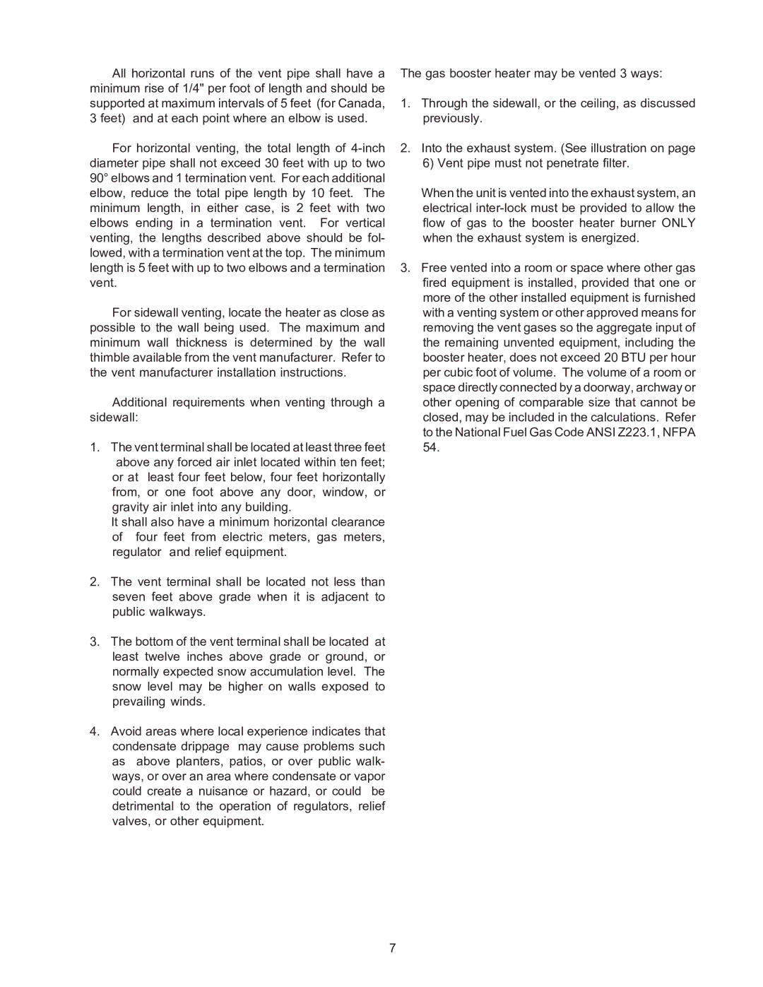 Raypak B-195 installation instructions 