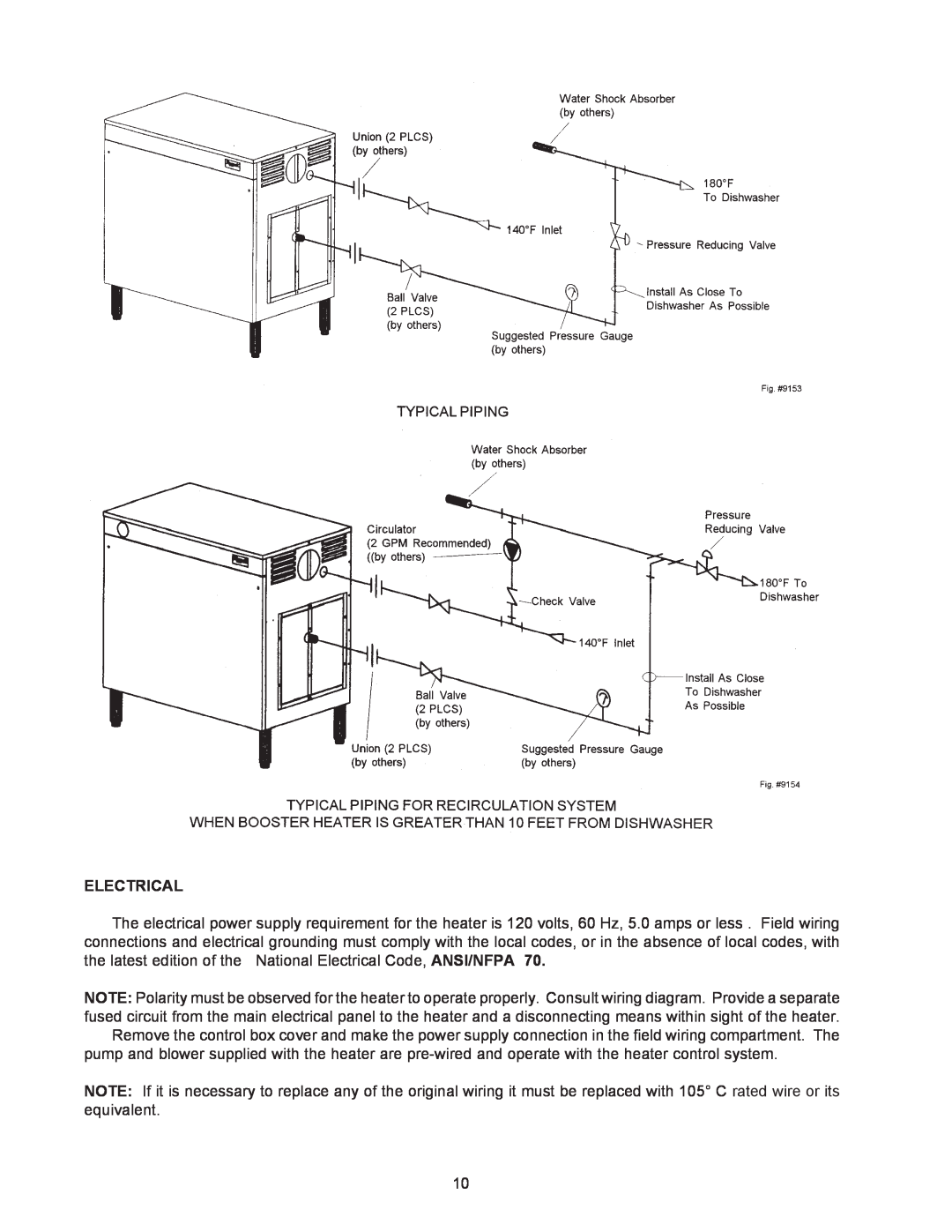 Raypak B-195 installation instructions Electrical 