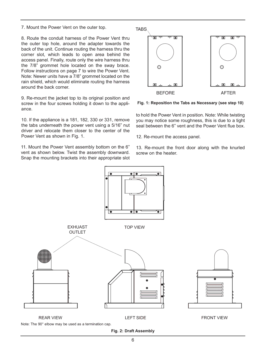 Raypak D2 manual Tabs Before After 