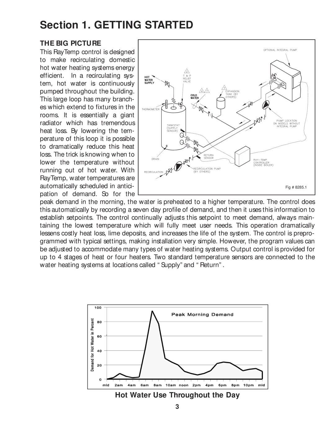 Raypak Hot Water Energy Management Control manual Getting Started, BIG Picture 