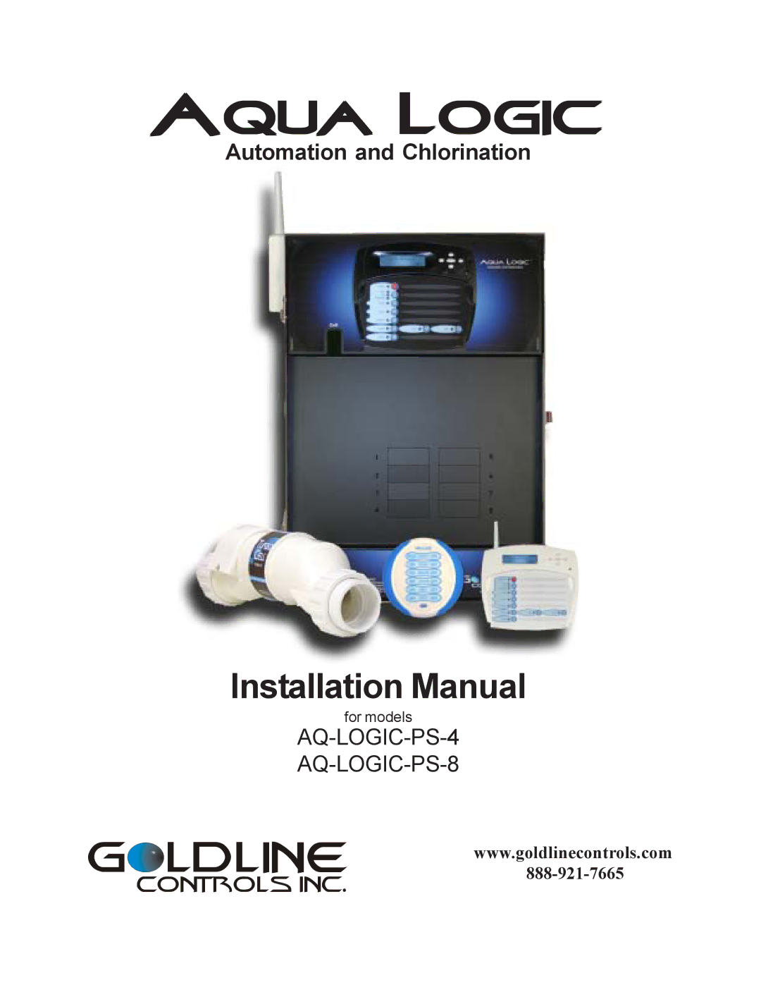 Raypak PS-4 PS-8 installation manual Aqua Logic 