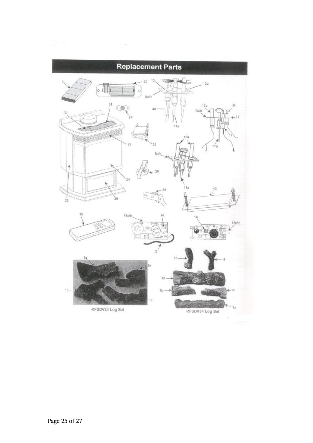 Raypak RFSDV34RFPAU, RFSDV34RFNAU manual Page 25 of 