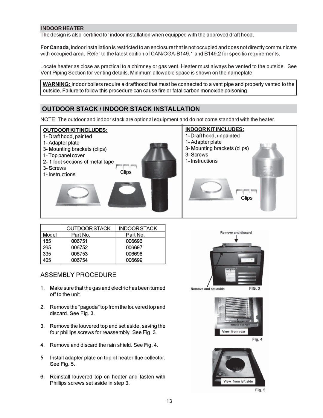 Raypak P-R185B To P-R405B, C-R185B To P-R405B, P-R185BL To P-R405BL, C-R185BL To C-R405BL, RP2100 manual Indoor Heater 