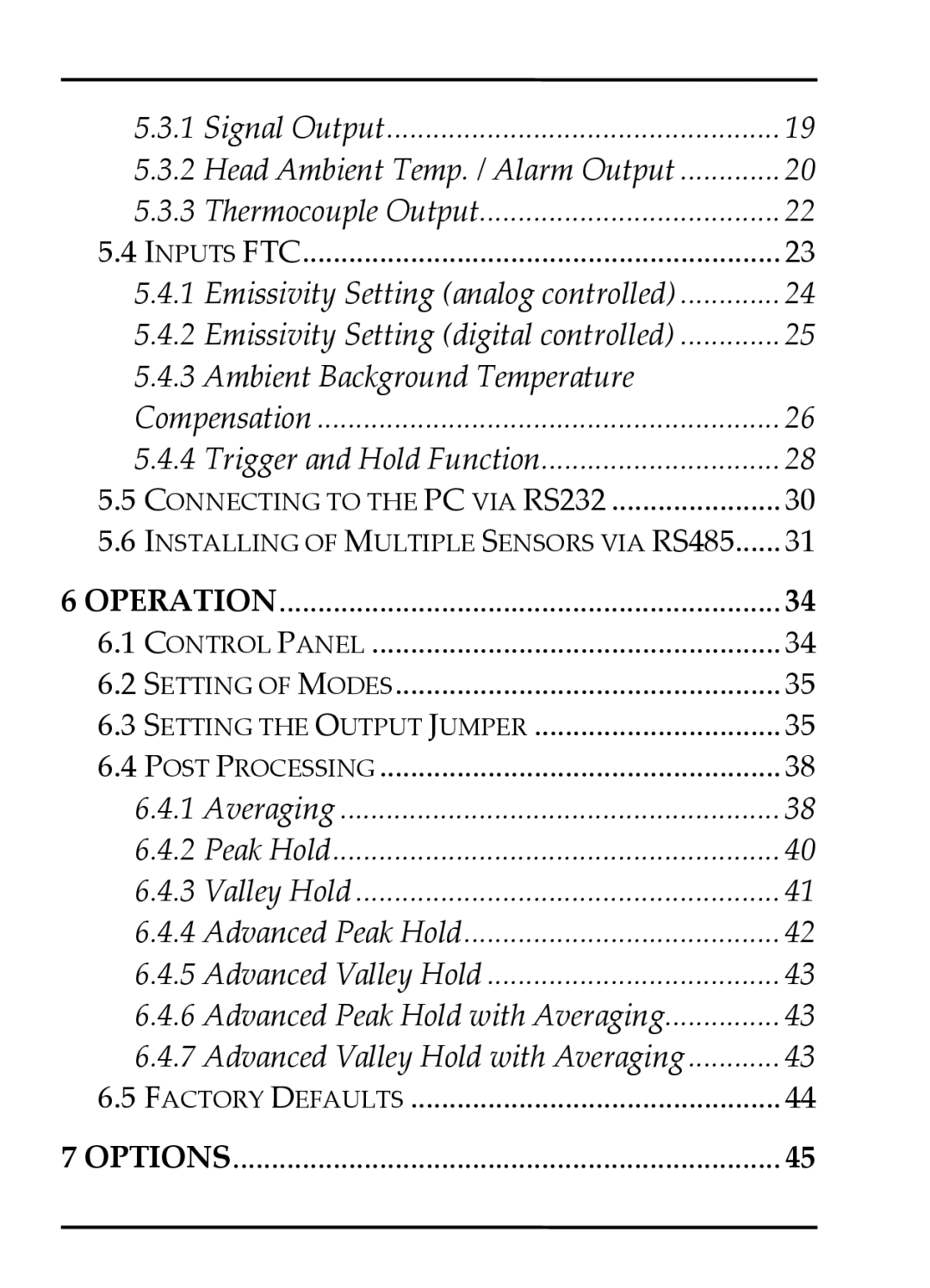 RayTek MI Miniature Infrared Sensor operating instructions Onnecting to the PC VIA RS232 