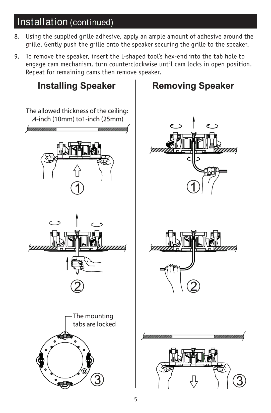 RBH Sound QM-615 operation manual Installation 