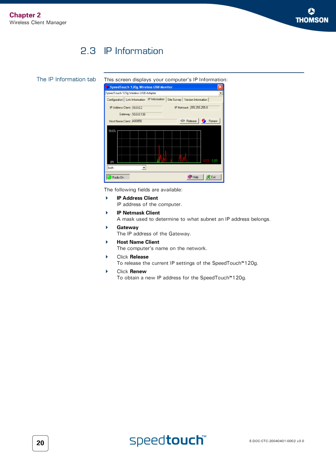 RCA 120g manual IP Information 