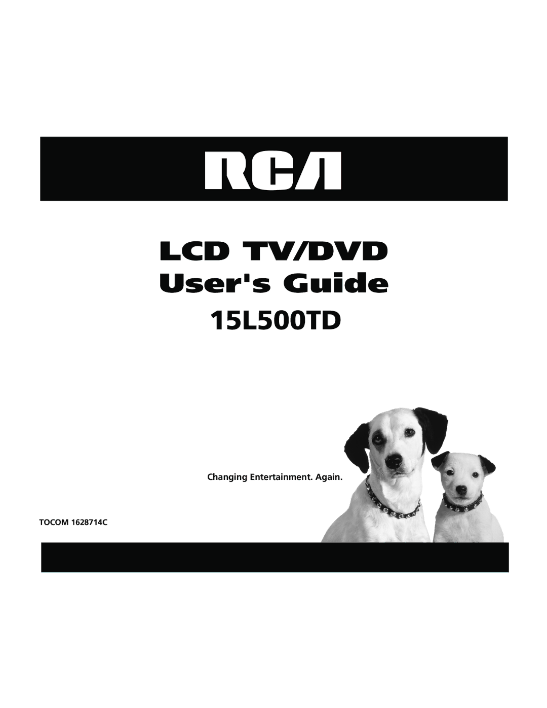 RCA manual LCD TV/DVD Users Guide 15L500TD 