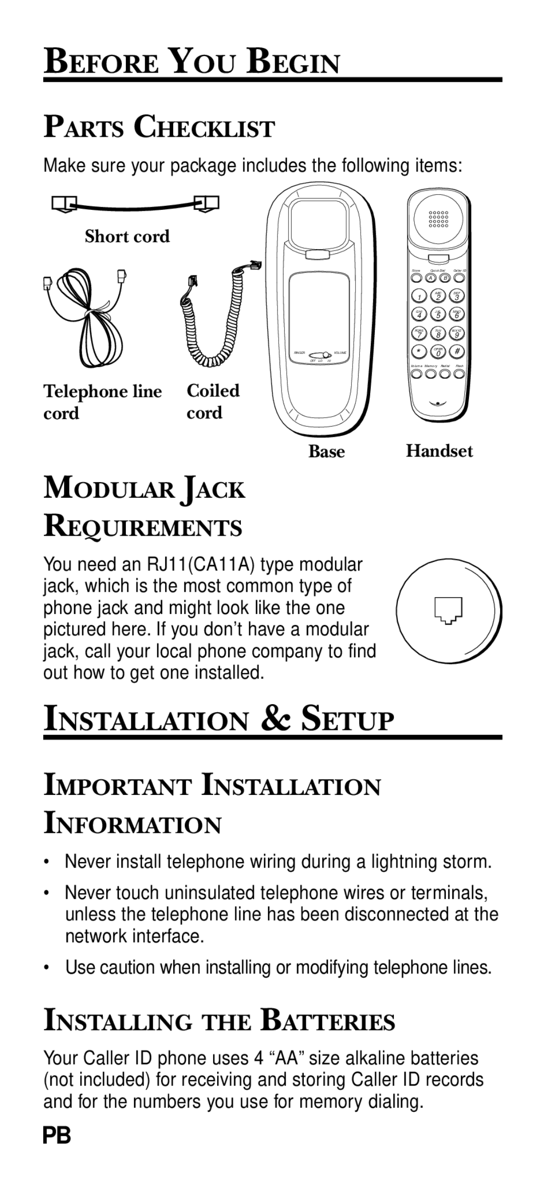 RCA 2-9191 manual Before YOU Begin, Installation & Setup 