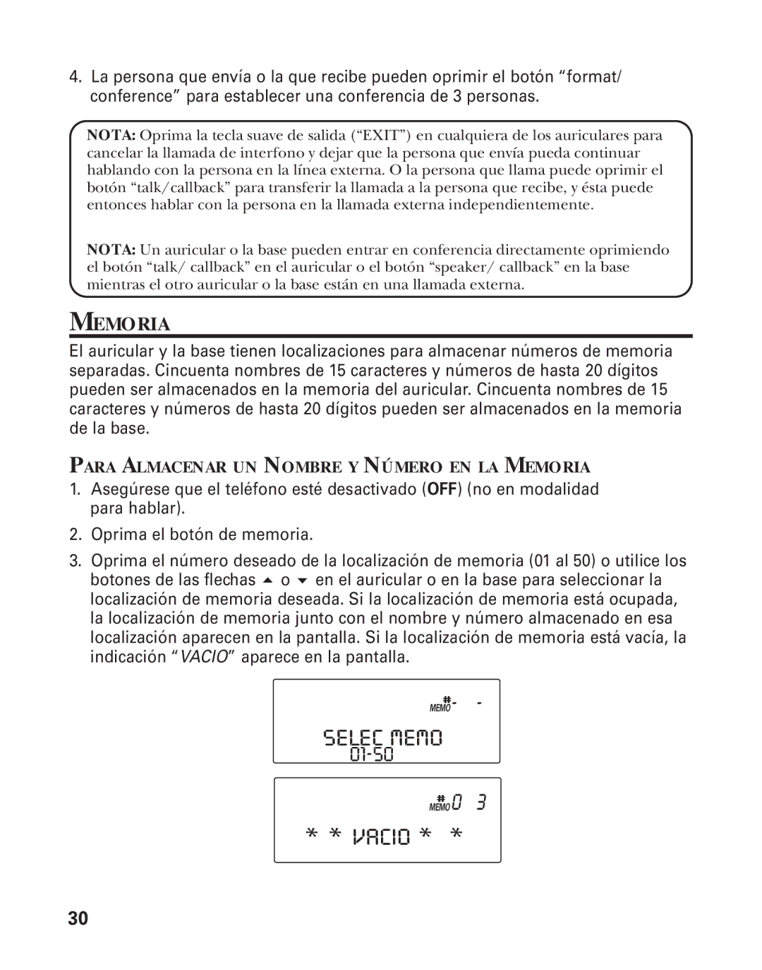 RCA 21015 manual Para Almacenar UN Nombre Y Número EN LA Memoria 