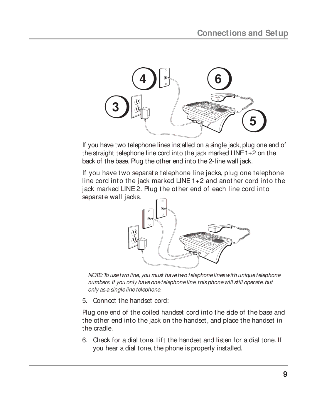 RCA 25202 manual Connections and Setup 