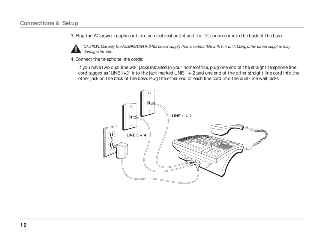 RCA 25403/04 manual Line 1 + Line 3 + 