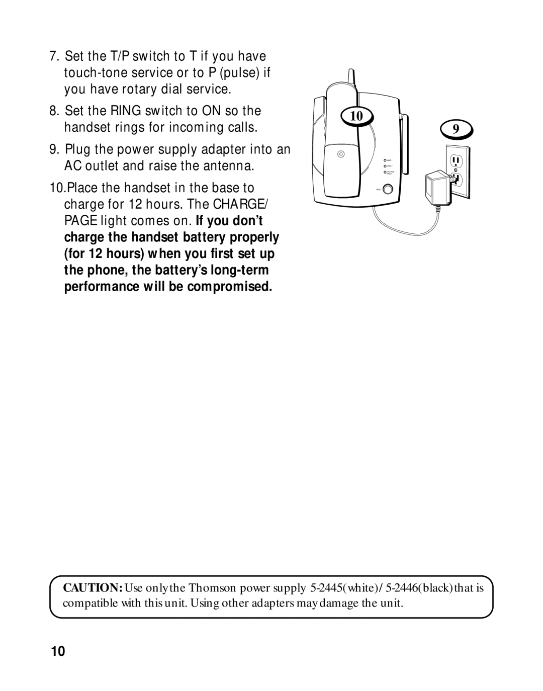 RCA 26925A manual Line Charge 