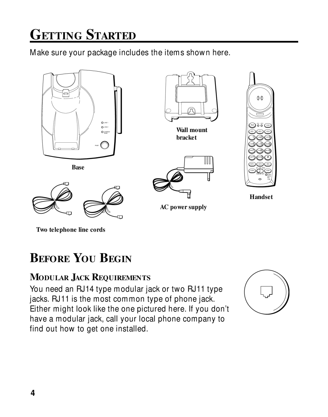 RCA 26925A manual Getting Started, Before YOU Begin 