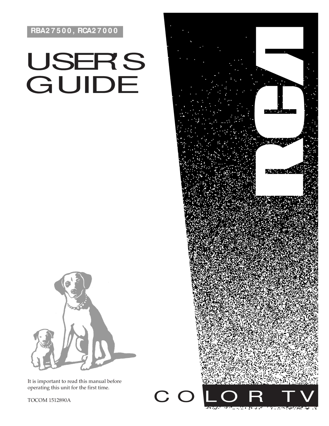 RCA RBA27500, 27000 manual USER’S Guide 