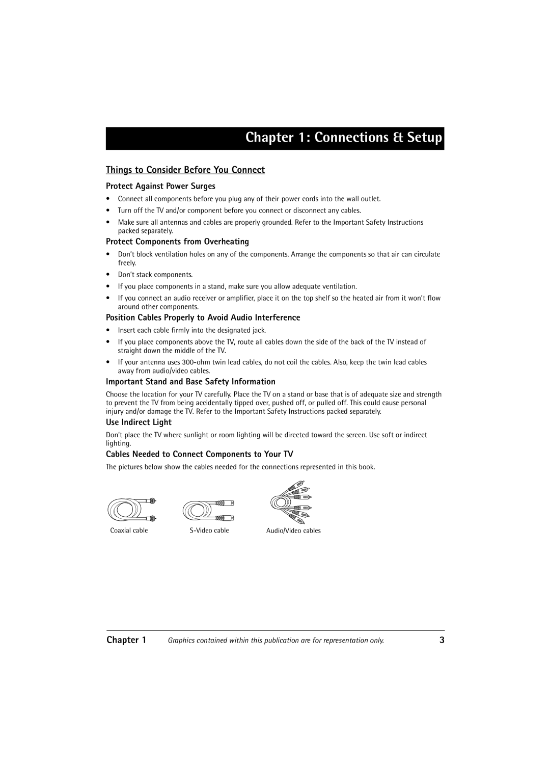 RCA 27R410T manual Things to Consider Before You Connect, Chapter 