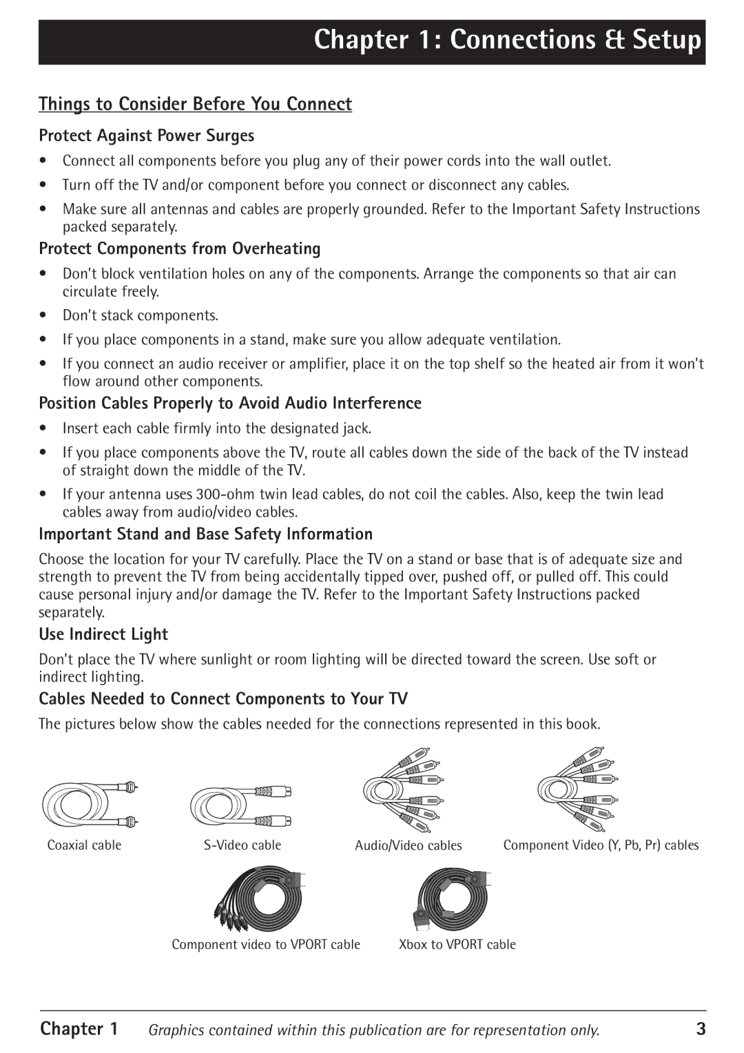 RCA 27V550T manual Things to Consider Before You Connect, Chapter 