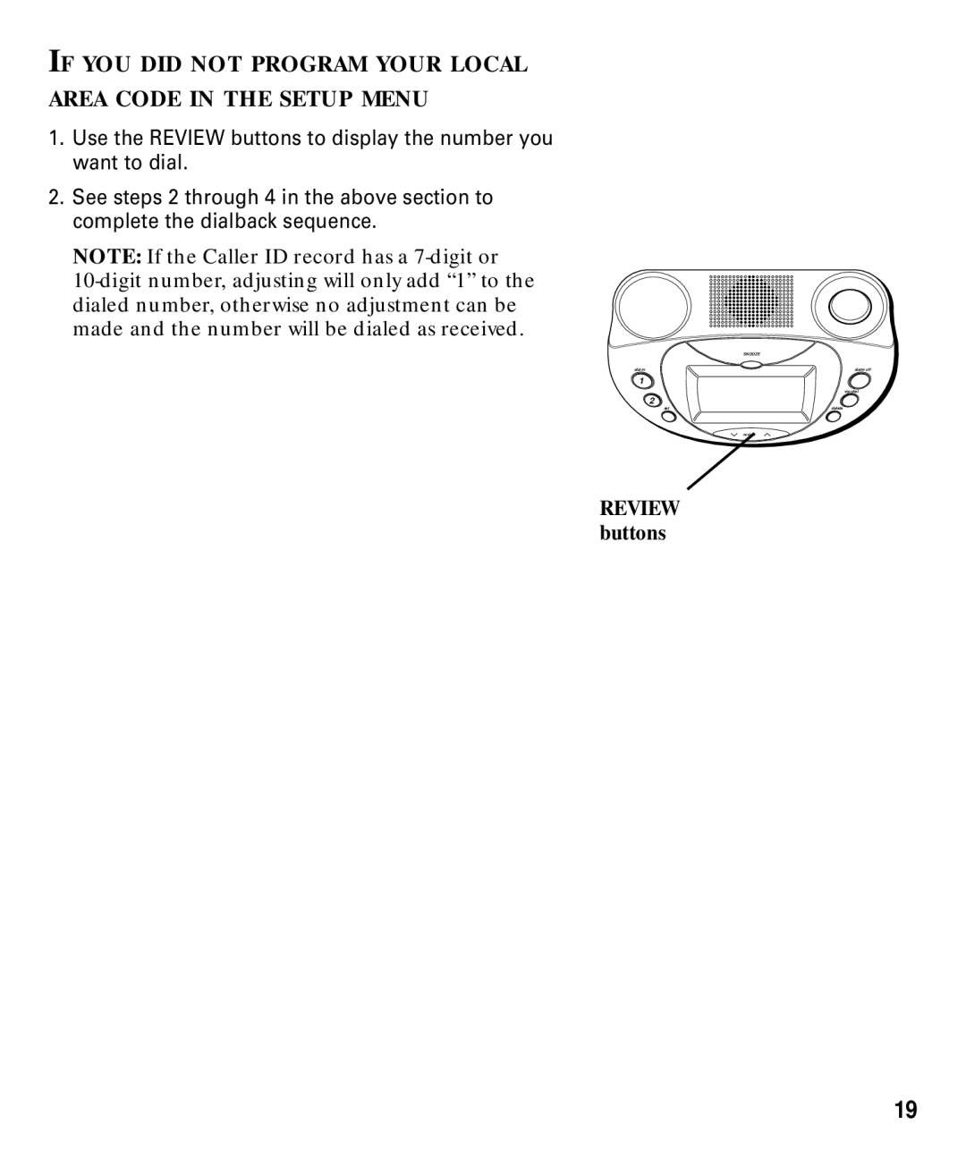 RCA 29292 manual Alarm Set Review 