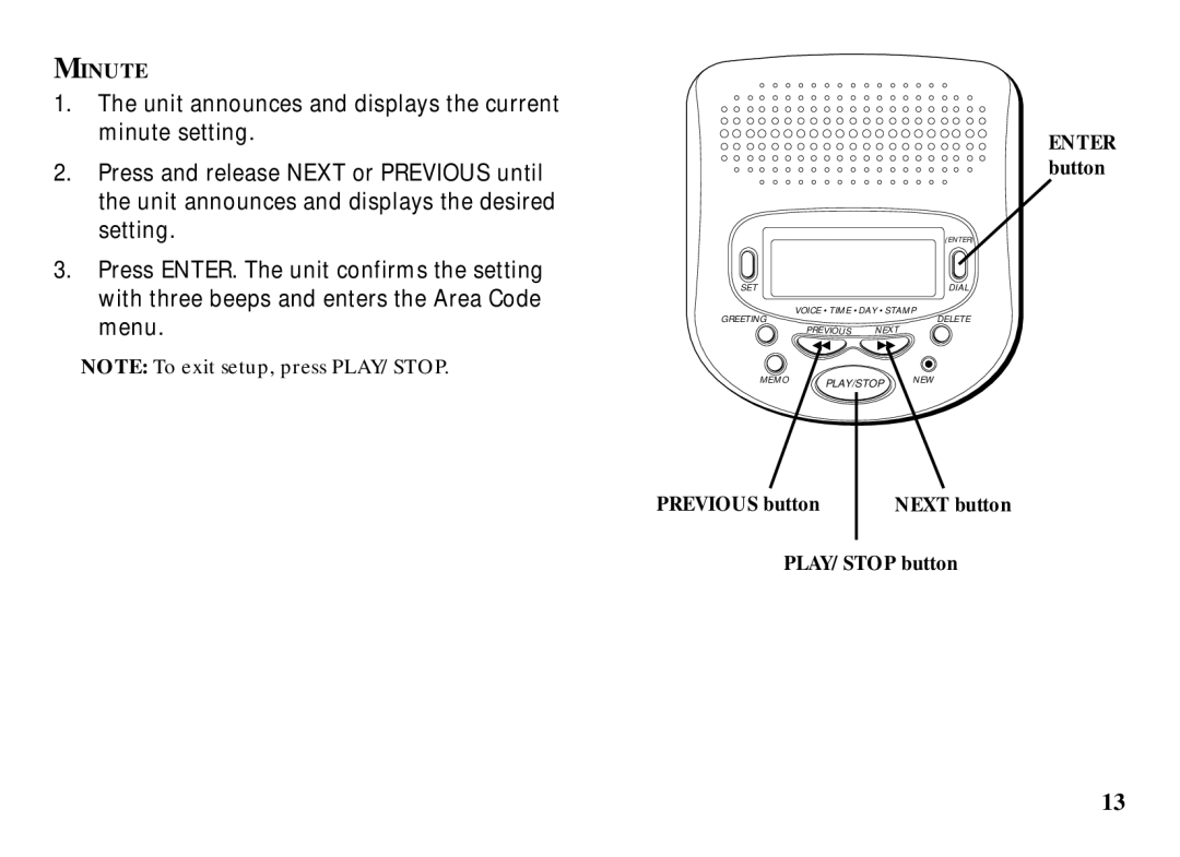 RCA 29993 manual Minute 