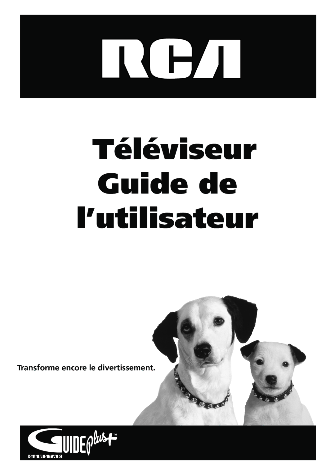 RCA 32F530T manual Téléviseur Guide de l’utilisateur, Transforme encore le divertissement 