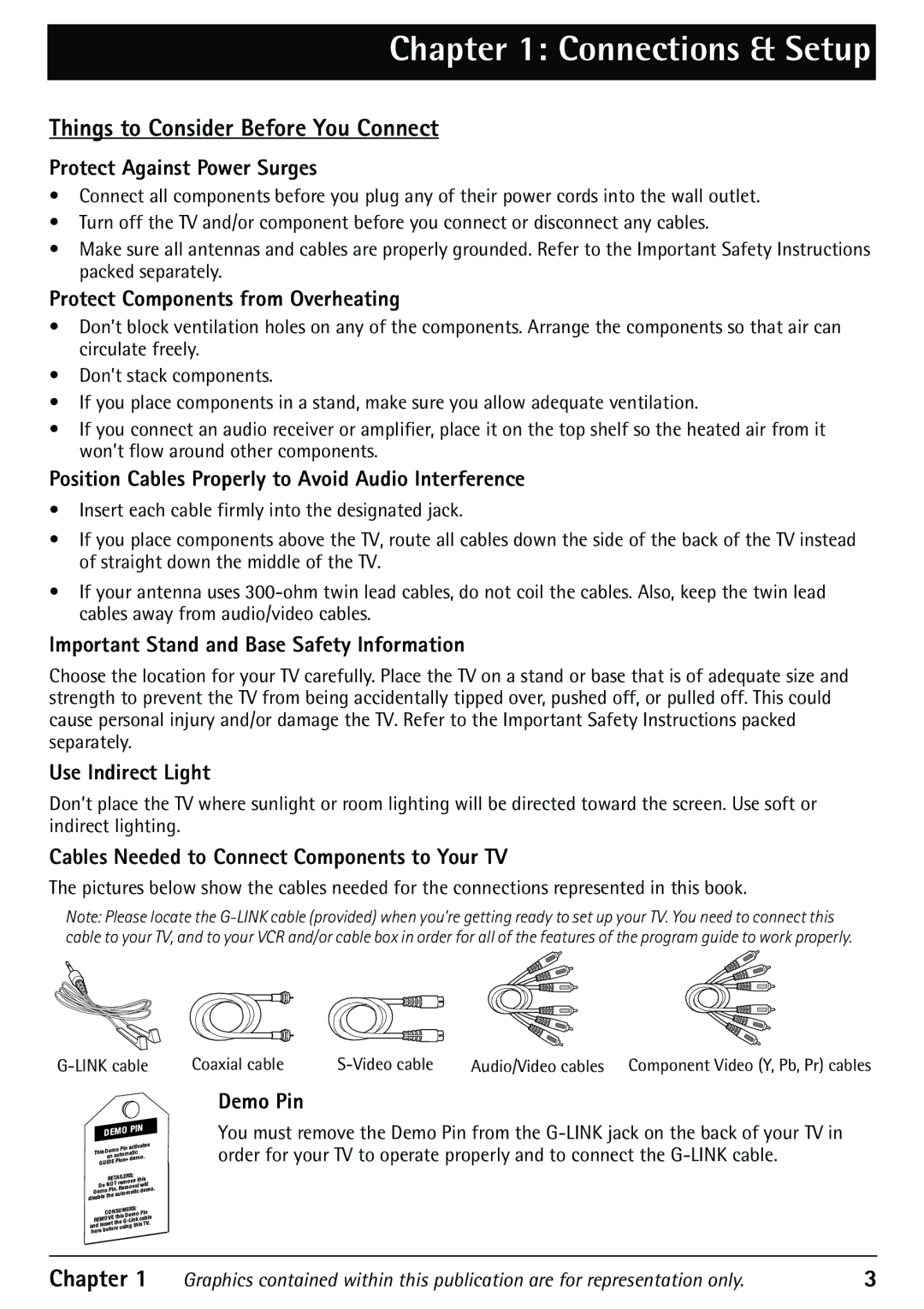 RCA 32F530T manual Things to Consider Before You Connect, Chapter 