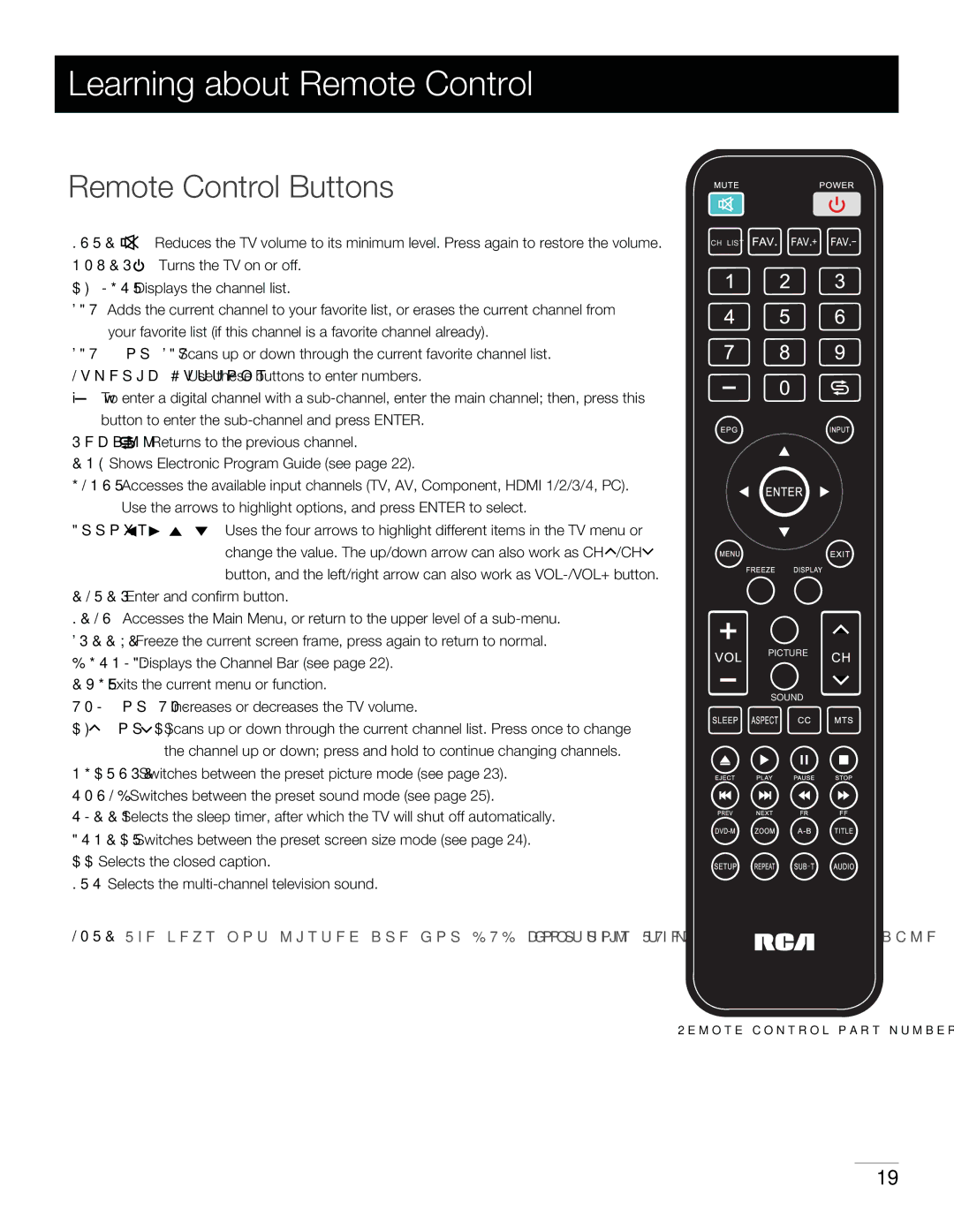 RCA 37LA30RQ warranty FBSOJOHBCPVU3FNPUF$POUSPM, $-*45 %JTQMBZTUIFDIBOOFMMJTU,  &OUFSBOEDPOmSNCVUUPO 