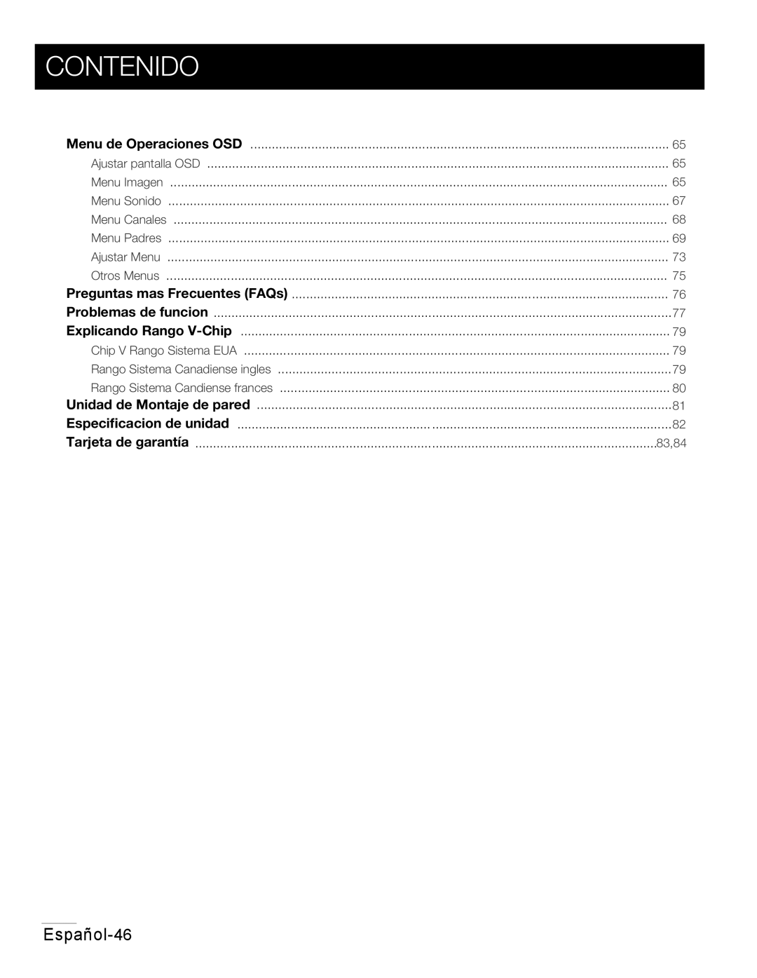 RCA 42PA30RQ user manual Español-46 