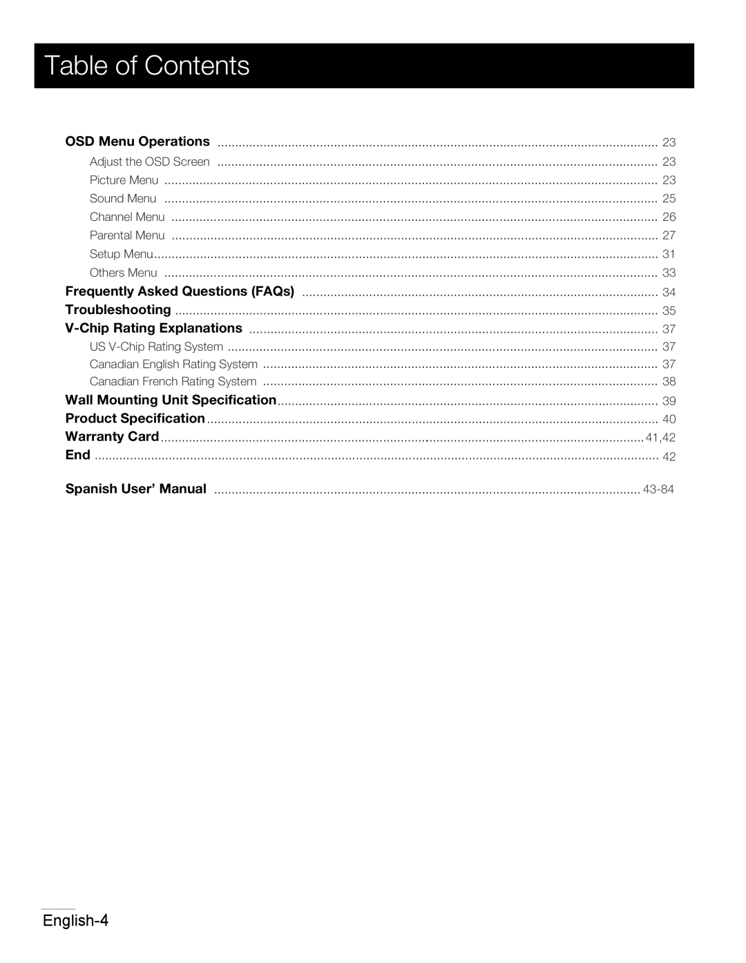 RCA 42PA30RQ user manual English-4 