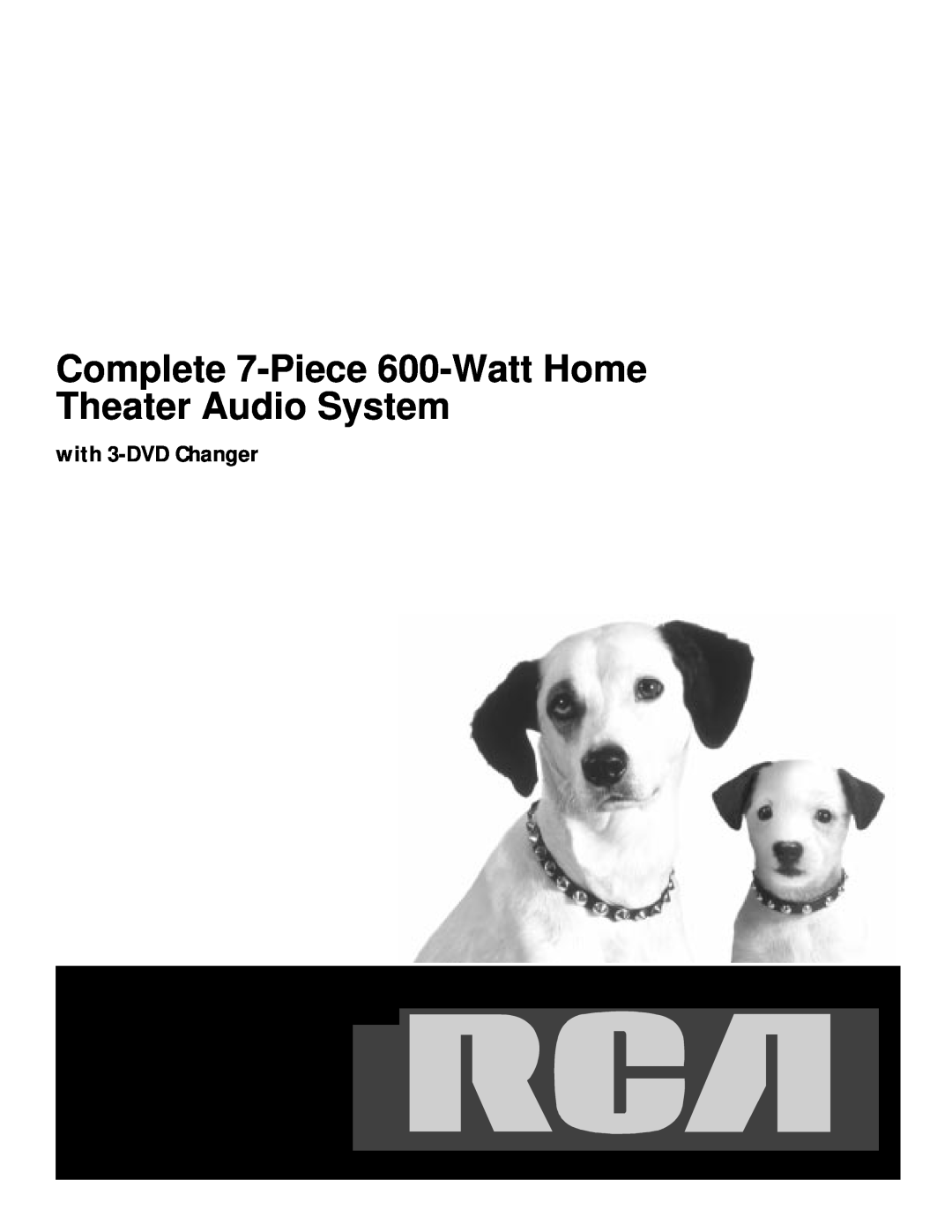 RCA 600-Watt manual with 3-DVDChanger 