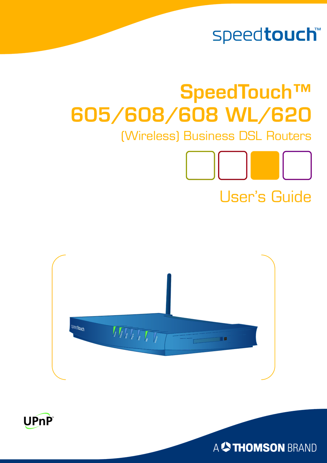 RCA 608WL manual SpeedTouch 605/608/608 WL/620 