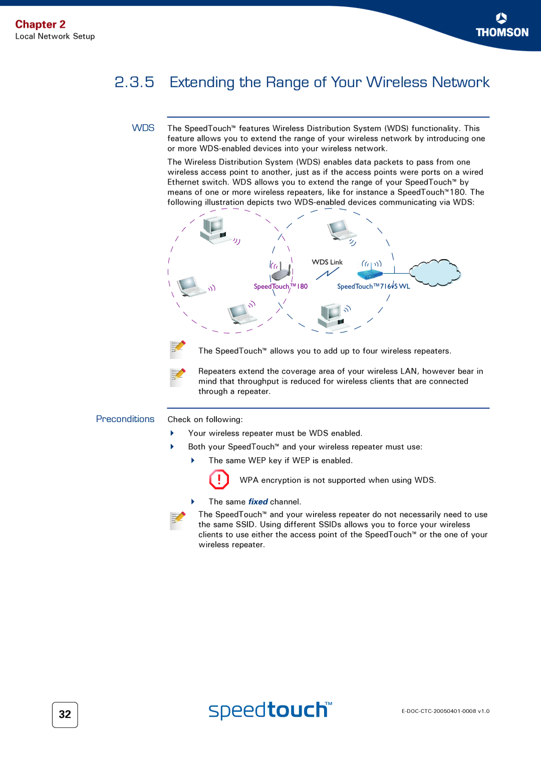 RCA 716v5 (WL) manual Extending the Range of Your Wireless Network 