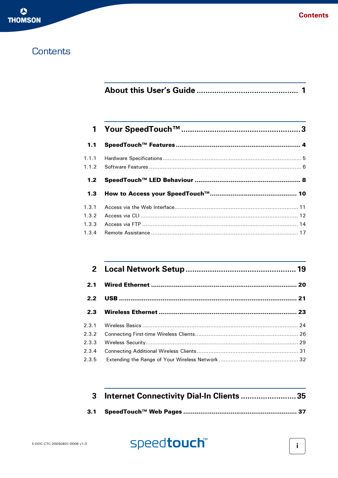 RCA 716v5 (WL) manual Contents 