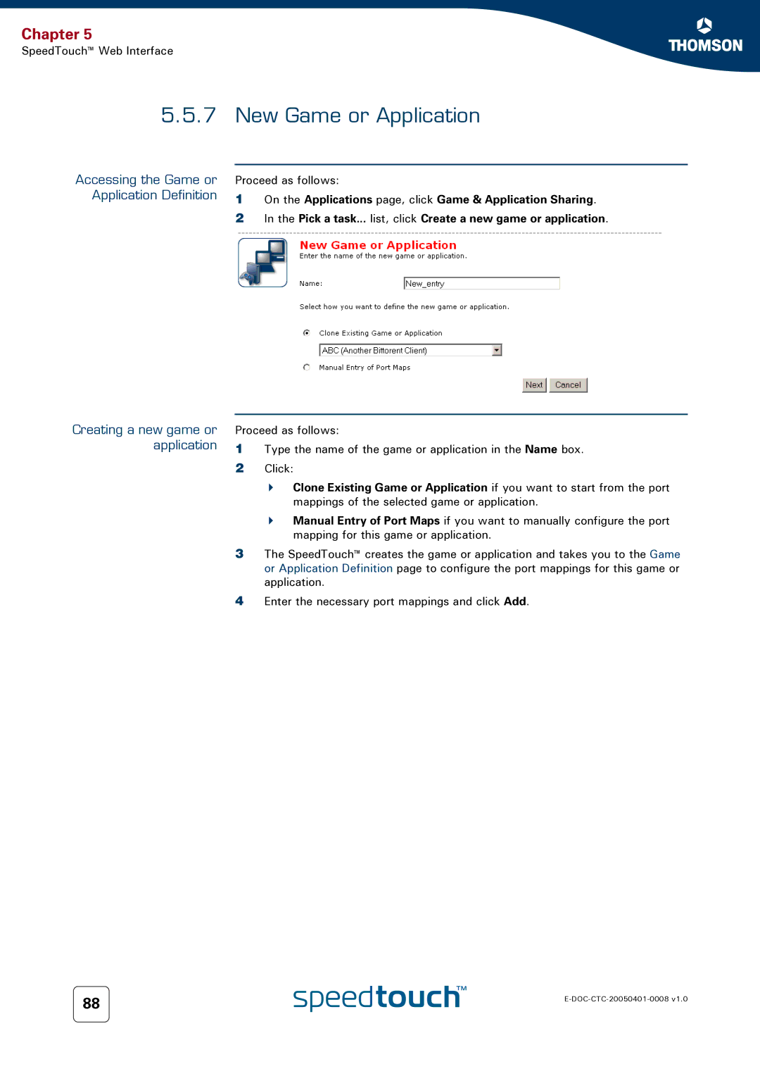 RCA 716v5 (WL) manual New Game or Application 