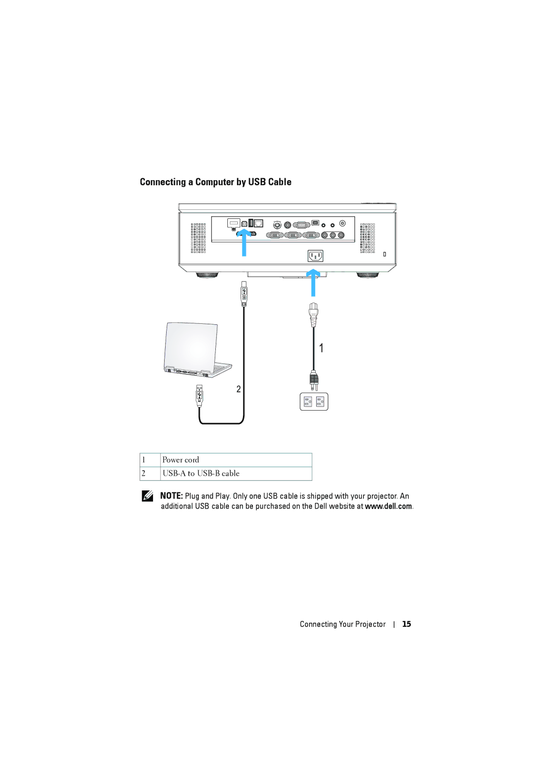 RCA 7700 manual Connecting a Computer by USB Cable 