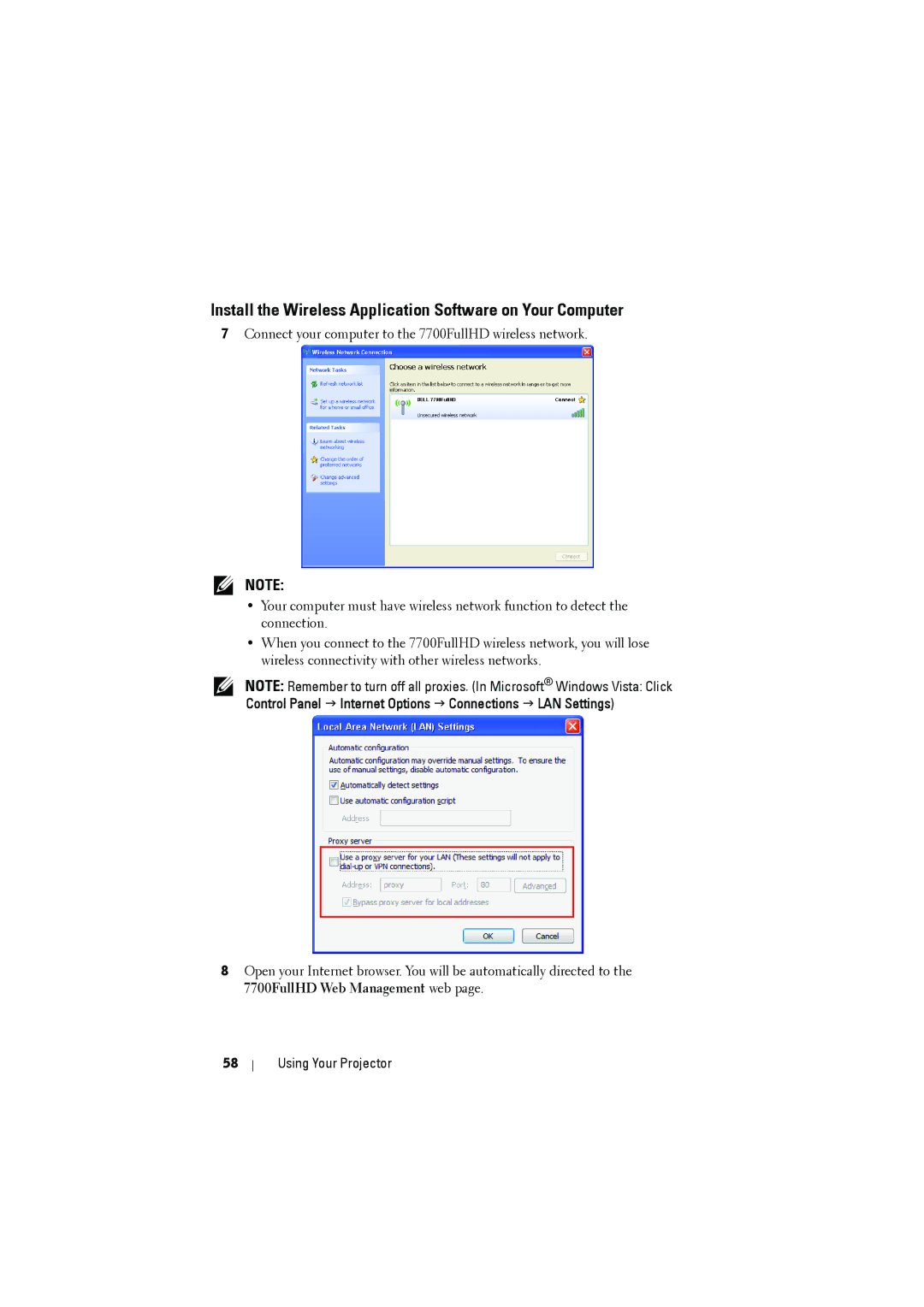 RCA 7700 manual Install the Wireless Application Software on Your Computer 