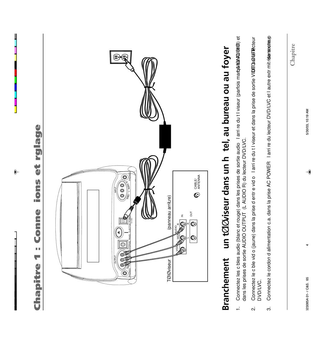 RCA 7L400MDV manual Téléviseur 