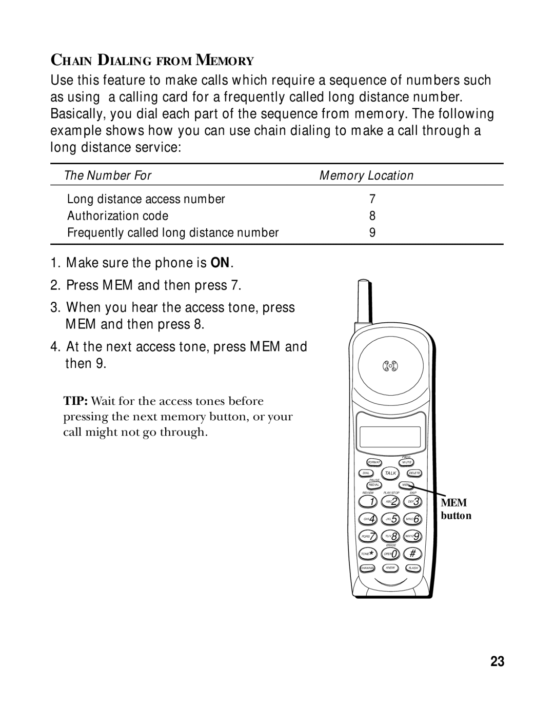 RCA 900 MHz manual Number For 