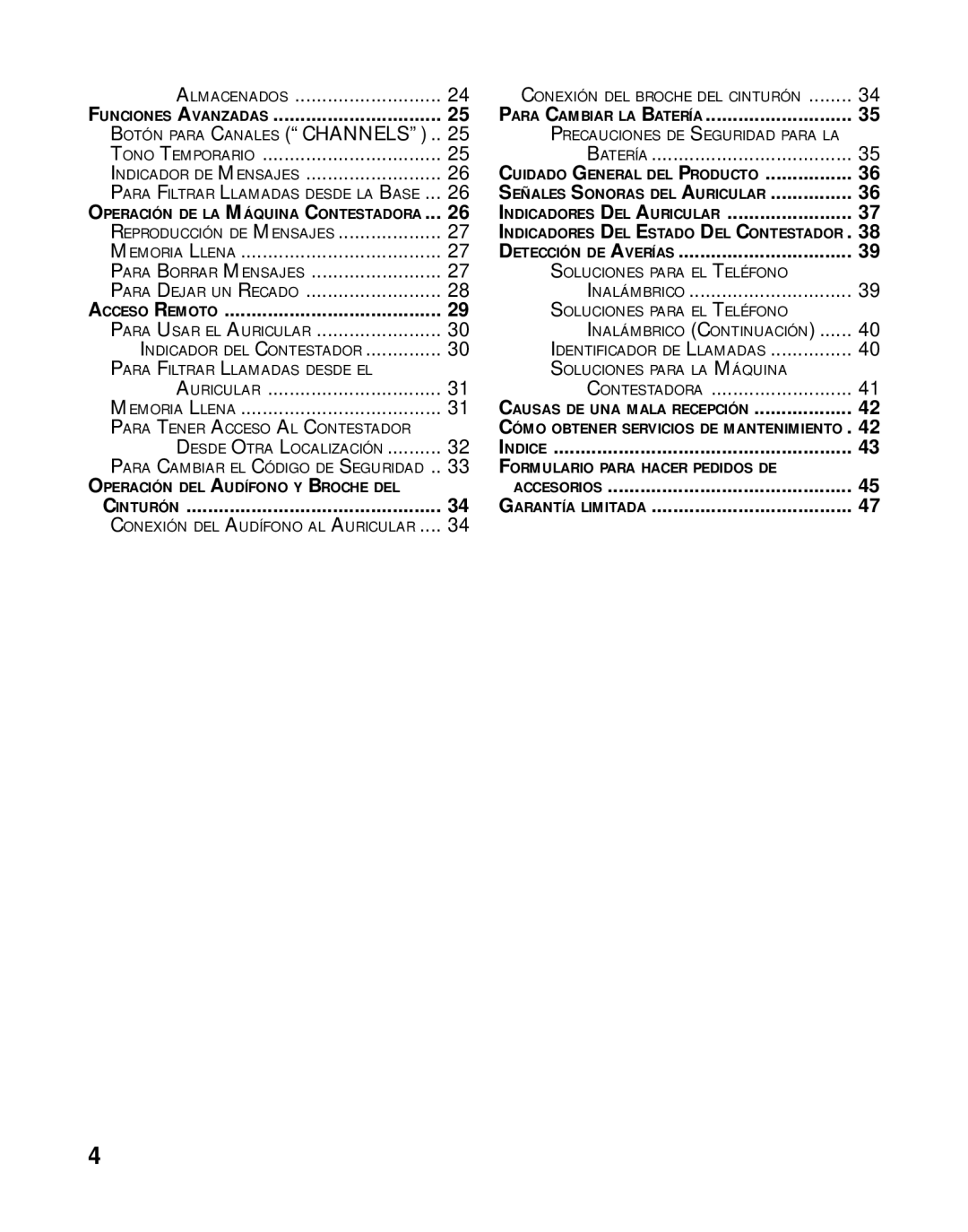 RCA 900 MHz manual Indicadores DEL Auricular 