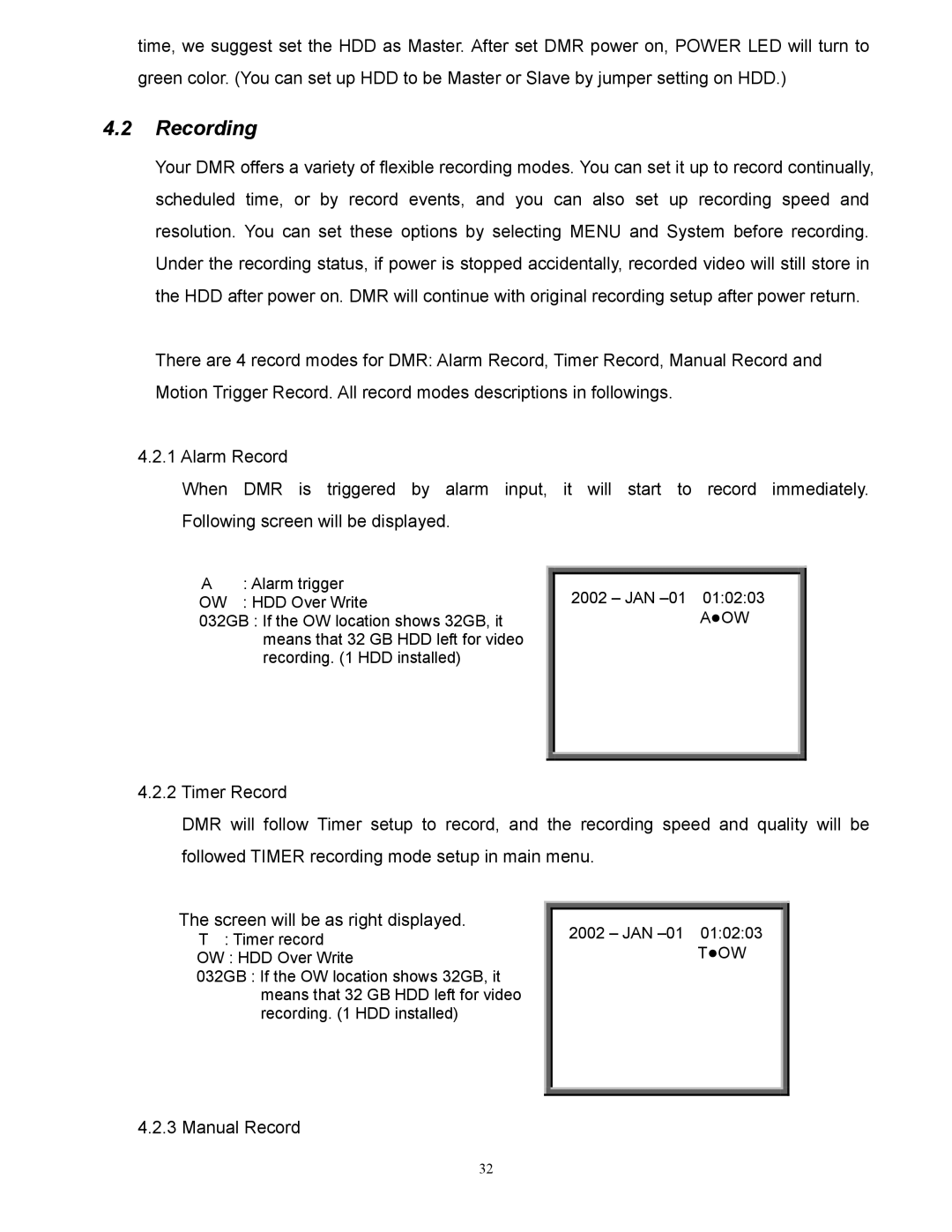 RCA AVC 776 appendix Recording 