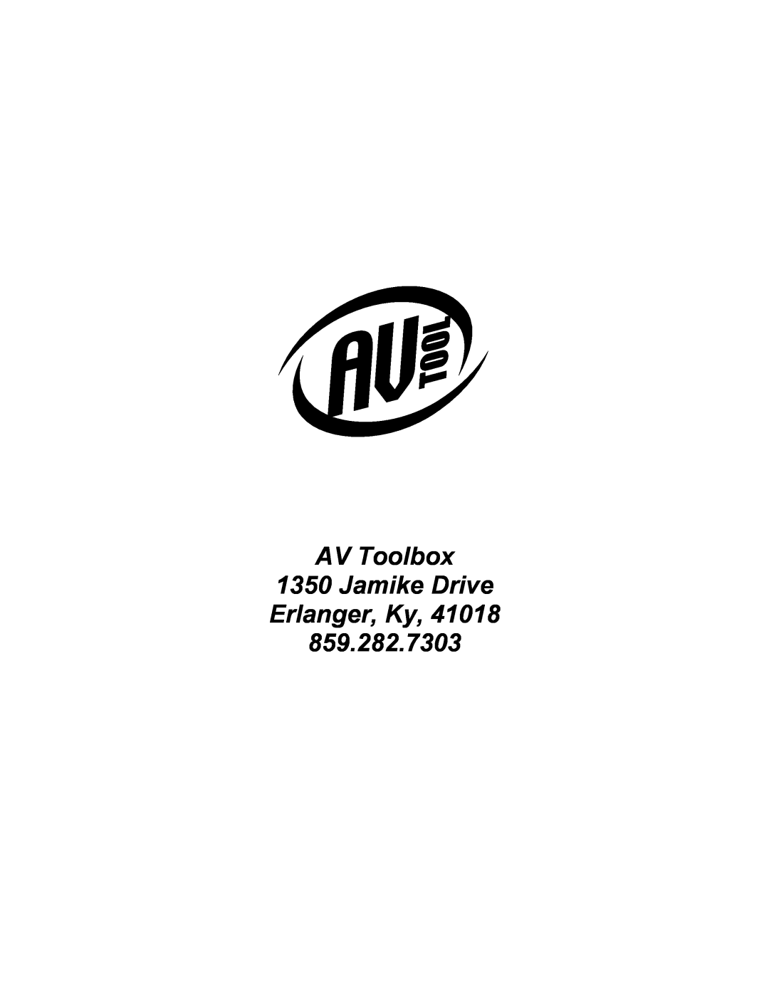 RCA AVT-2050 instruction manual AV Toolbox 1350 Jamike Drive Erlanger, Ky 859.282.7303 