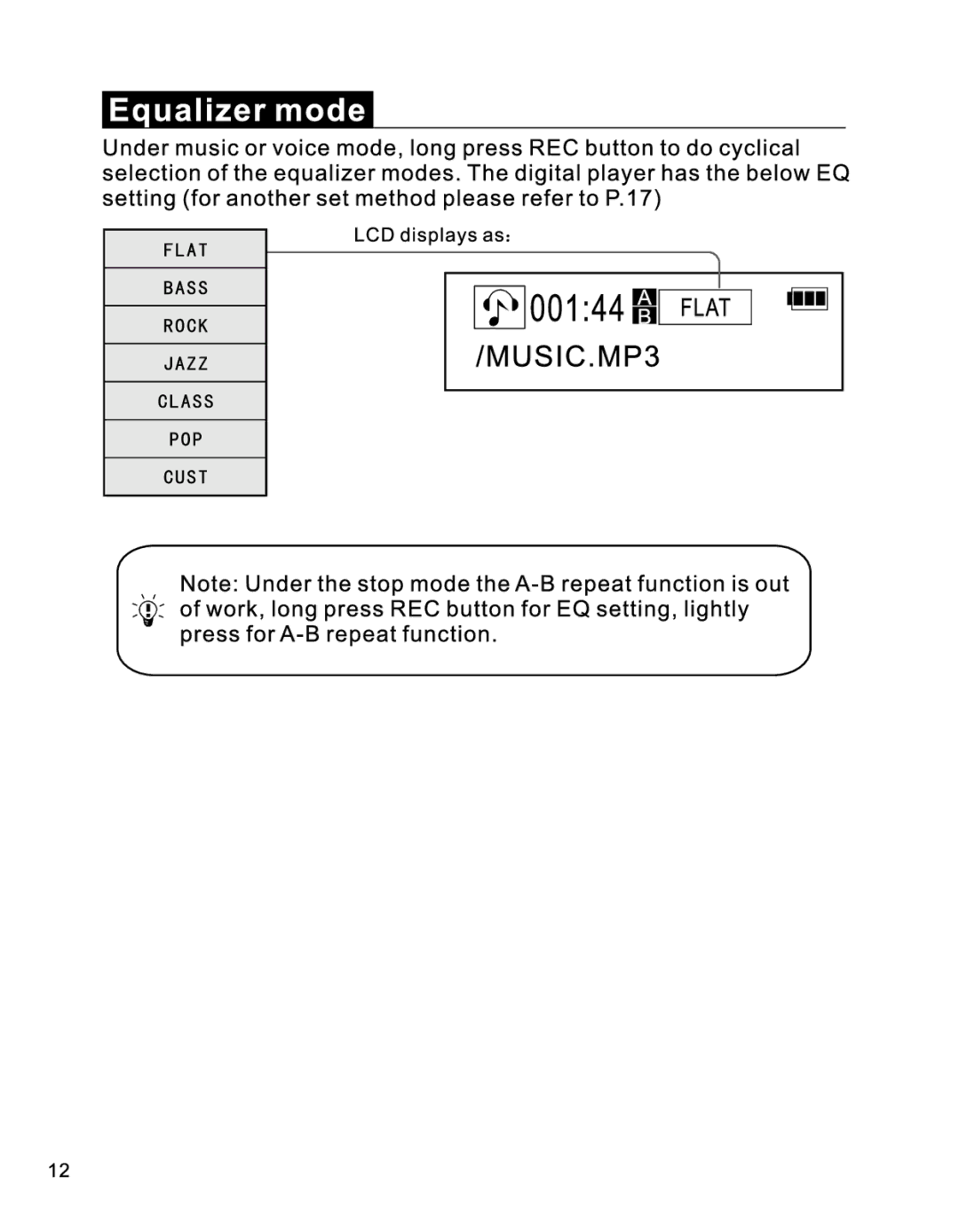 RCA B100128, B100512 manual 