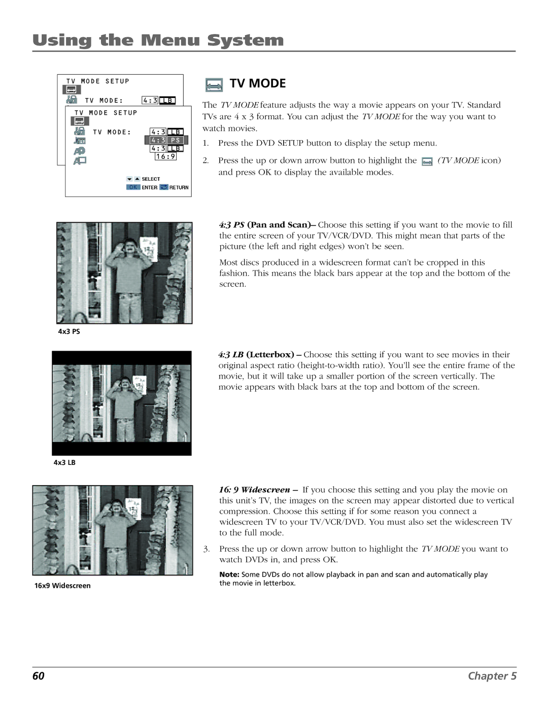 RCA B27TF680 manual TV Mode 