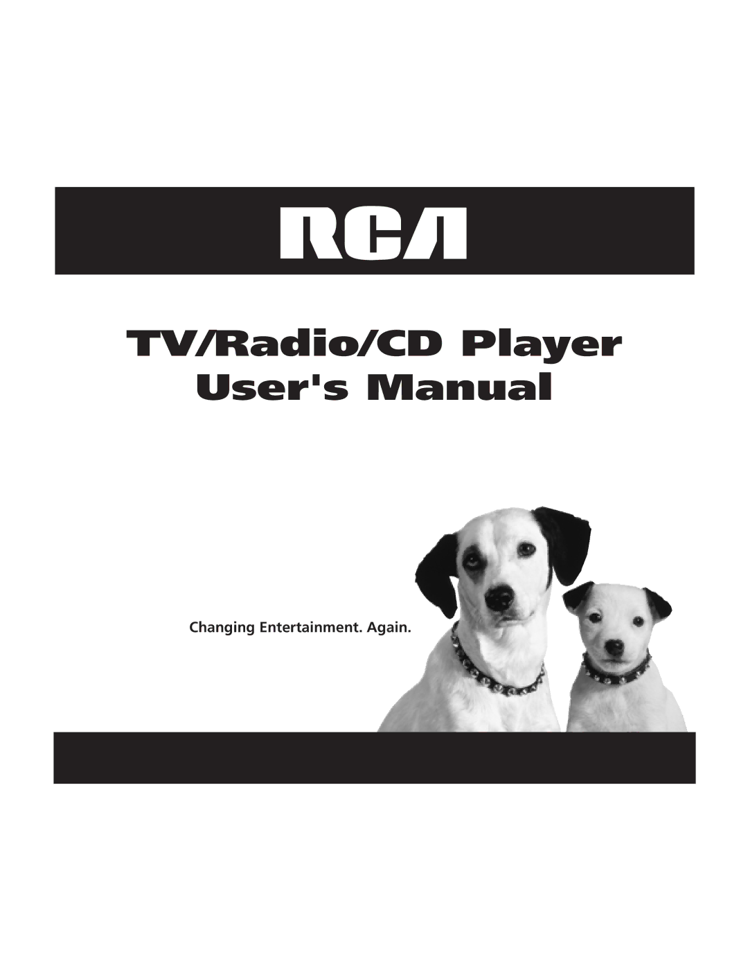 RCA BLC524 user manual TV/Radio/CD Player 