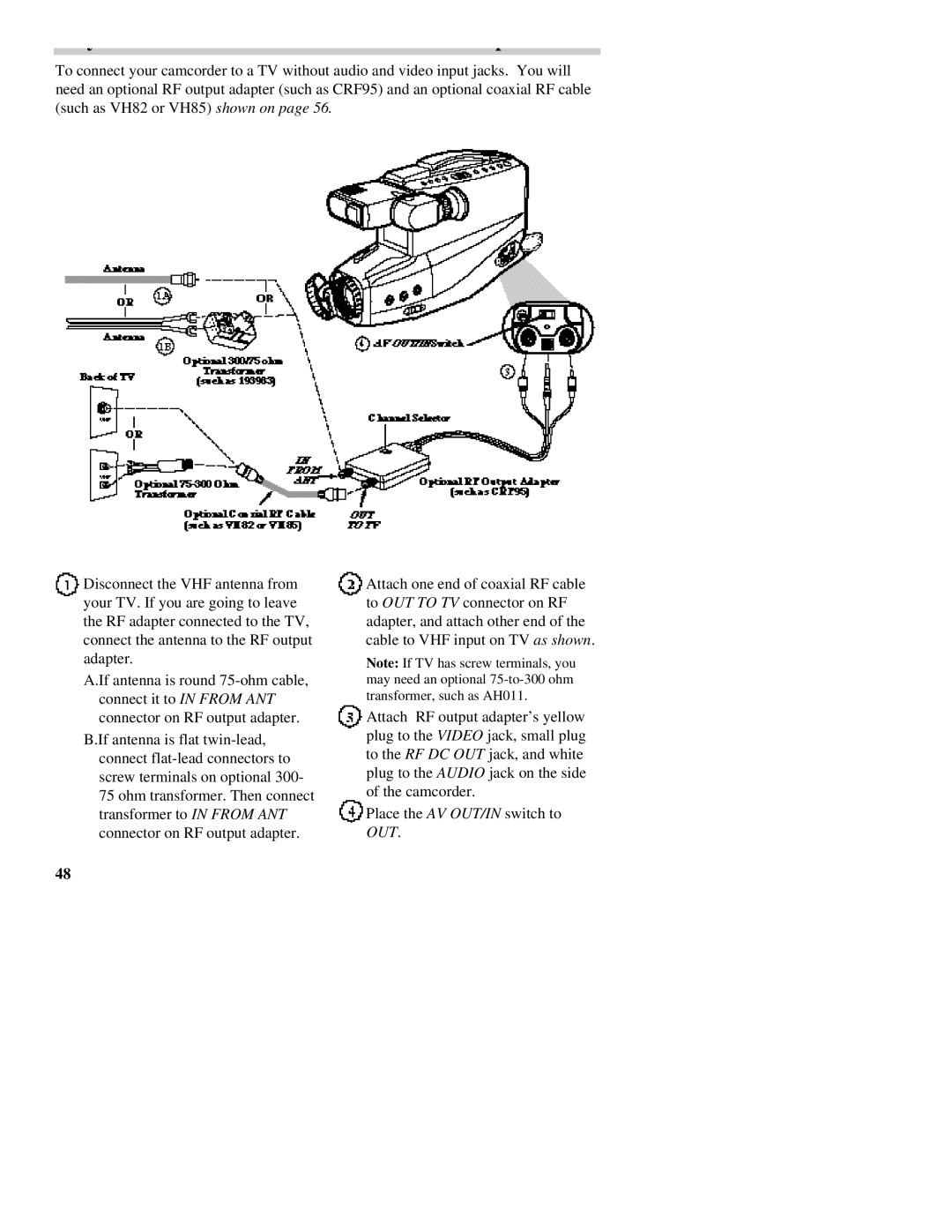 RCA CC437 manual 