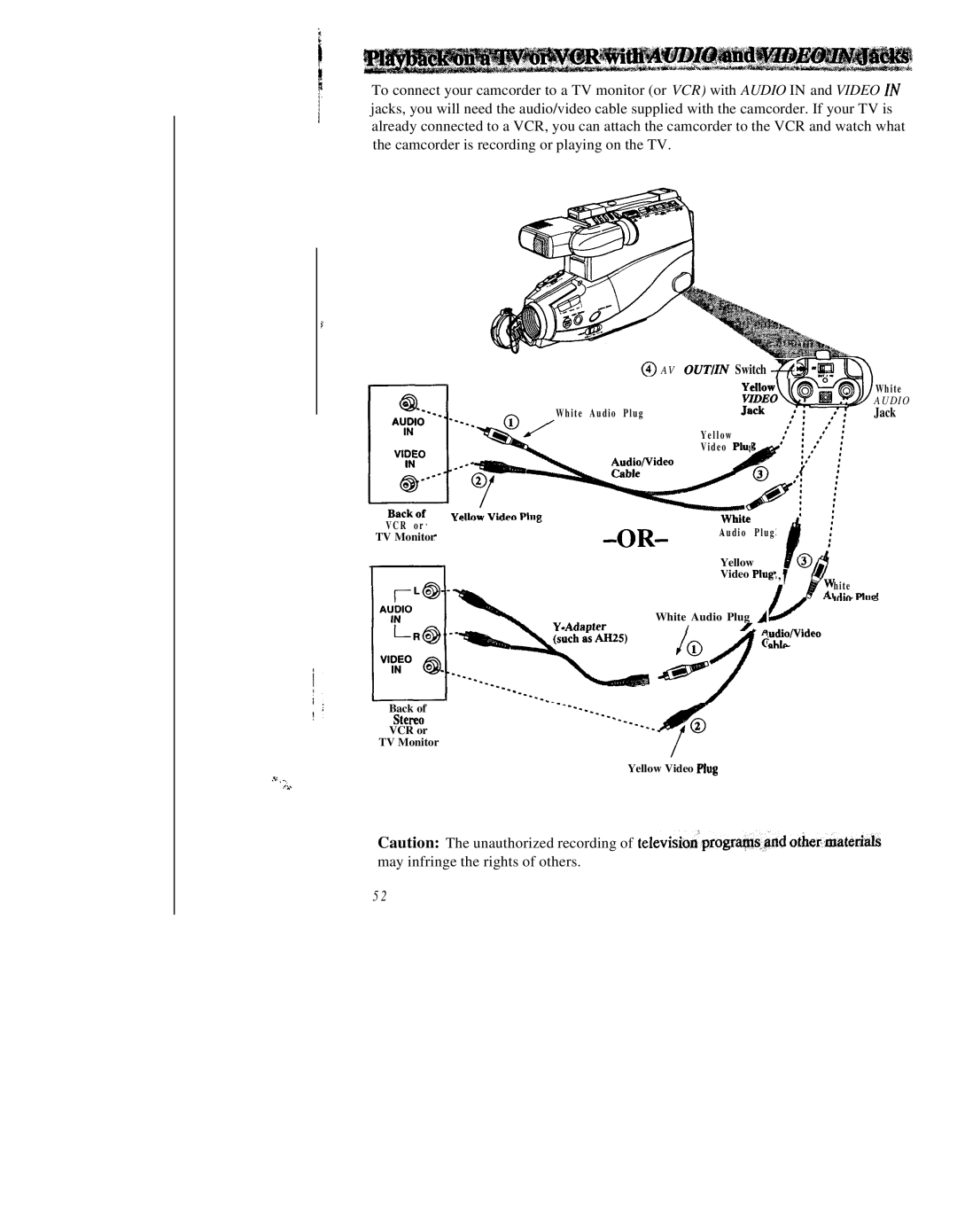 RCA CC543 warranty Jack 