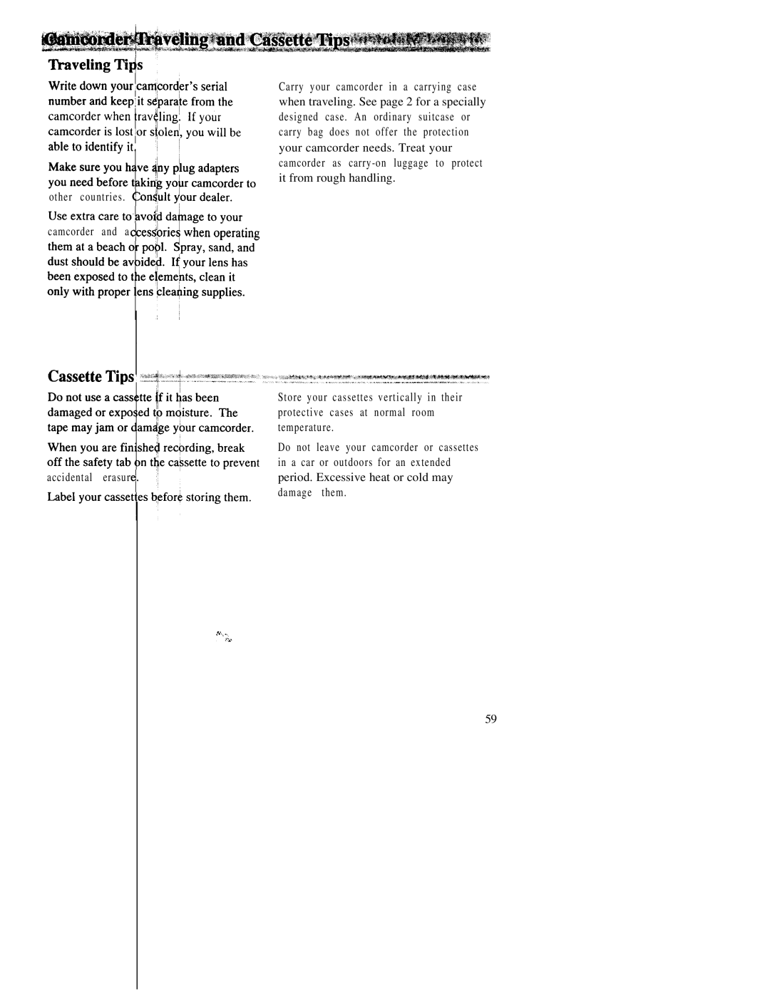 RCA CC543 warranty 