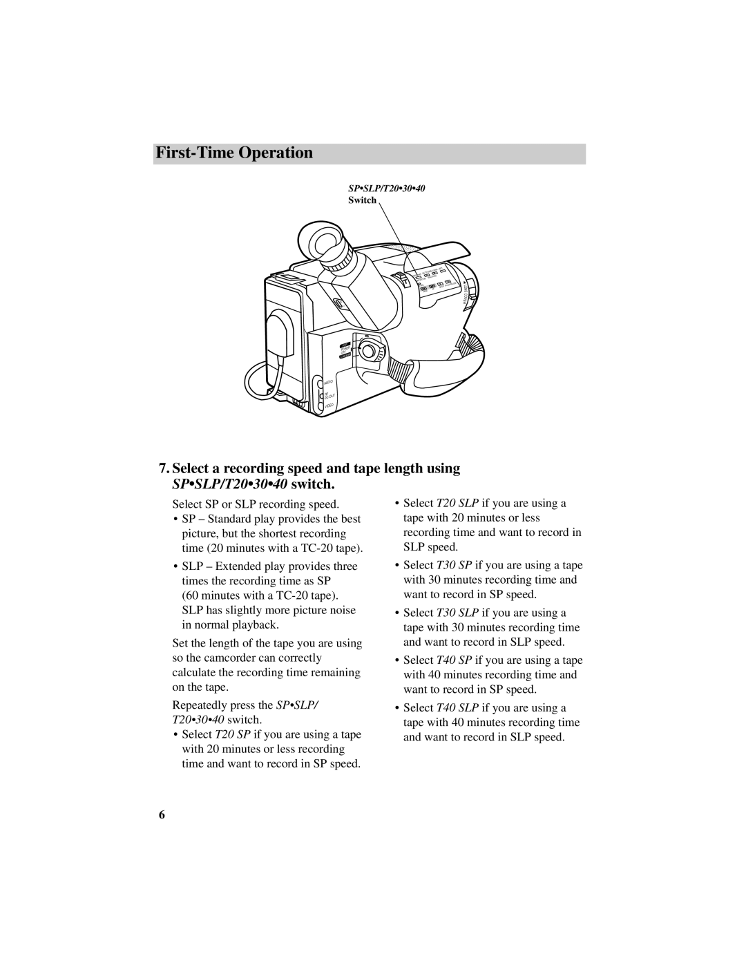 RCA CC634 manual SPSLP/T203040 