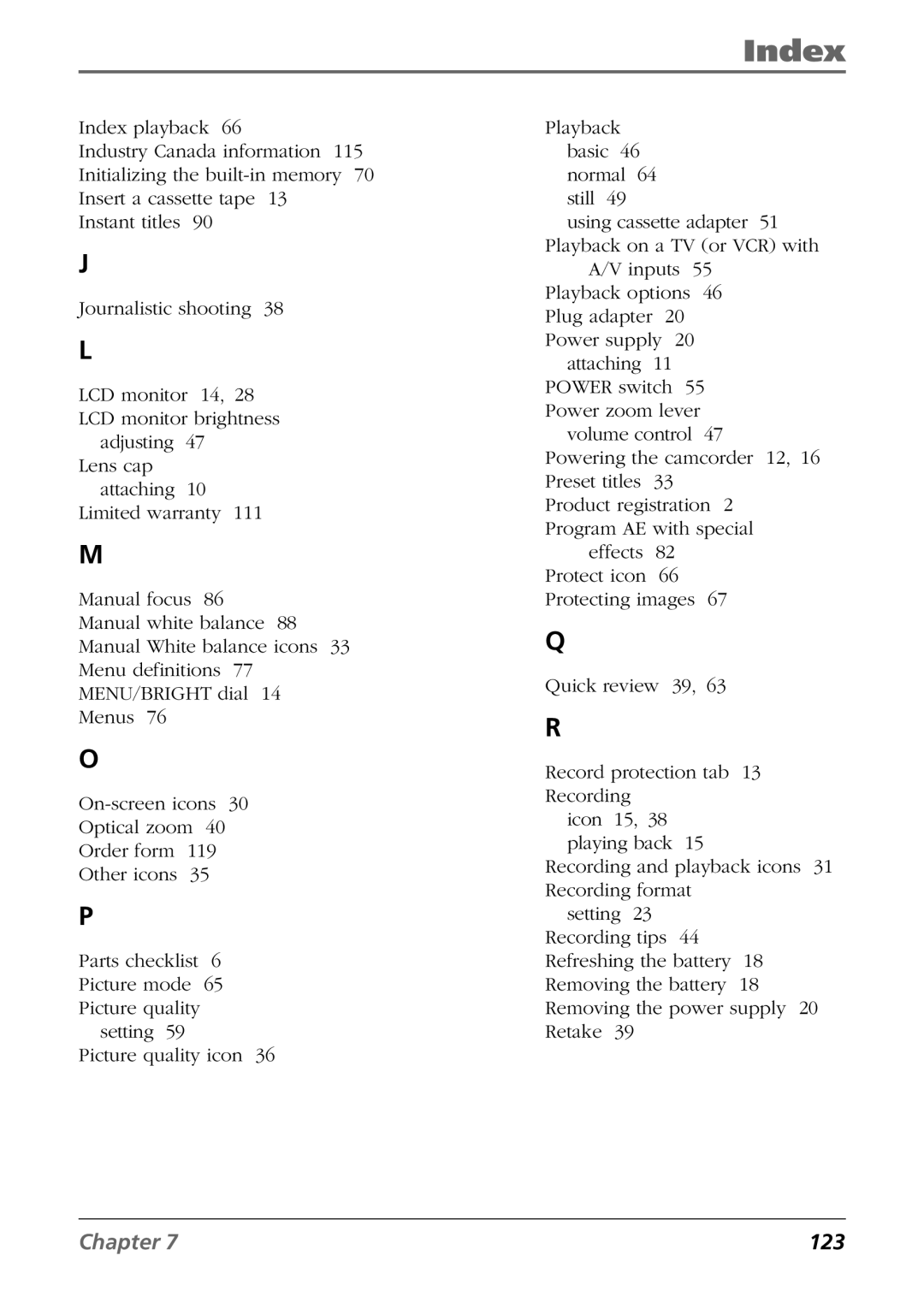 RCA CC6384/CC6394 manual 